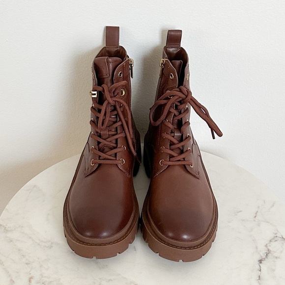 NEW Coach Men’s Citysole Leather Boots Brown Size 8 D main image 11